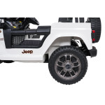Elektrické autíčko Jeep Wrangler Rubicon Lift 4x4, 24V - biele